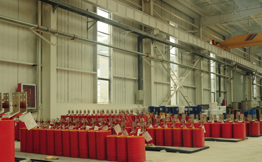 海南变压器厂家高低压包半成品区